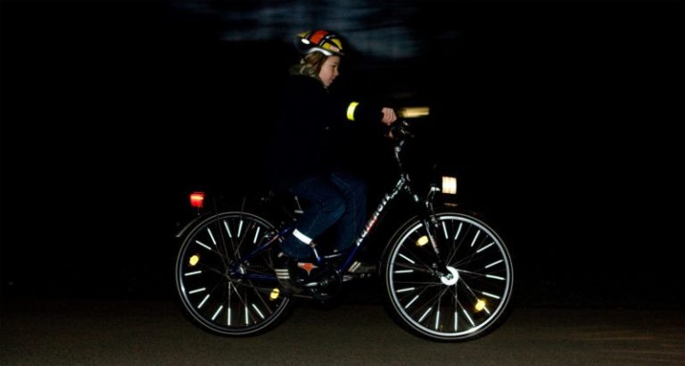 Mit dem Fahrrad gut erkennbar!